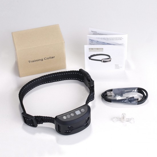Dog No Bark Collars with Vibration and Rechargeable Anti Barking Device for All Dogs