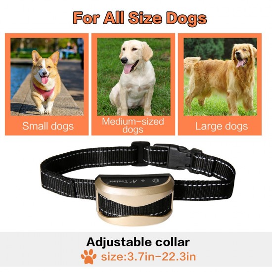 Remote Dog Training Collar with Waterproof and Rechargeable Anti Barking Collars 800 Yards