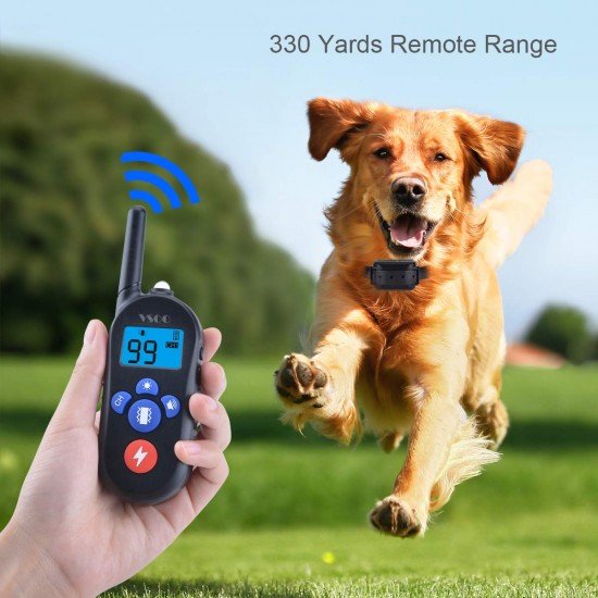 Dog Training Collar 600 Yards with Remote Rechargeable and Waterproof Pet Trainer for 2 dogs